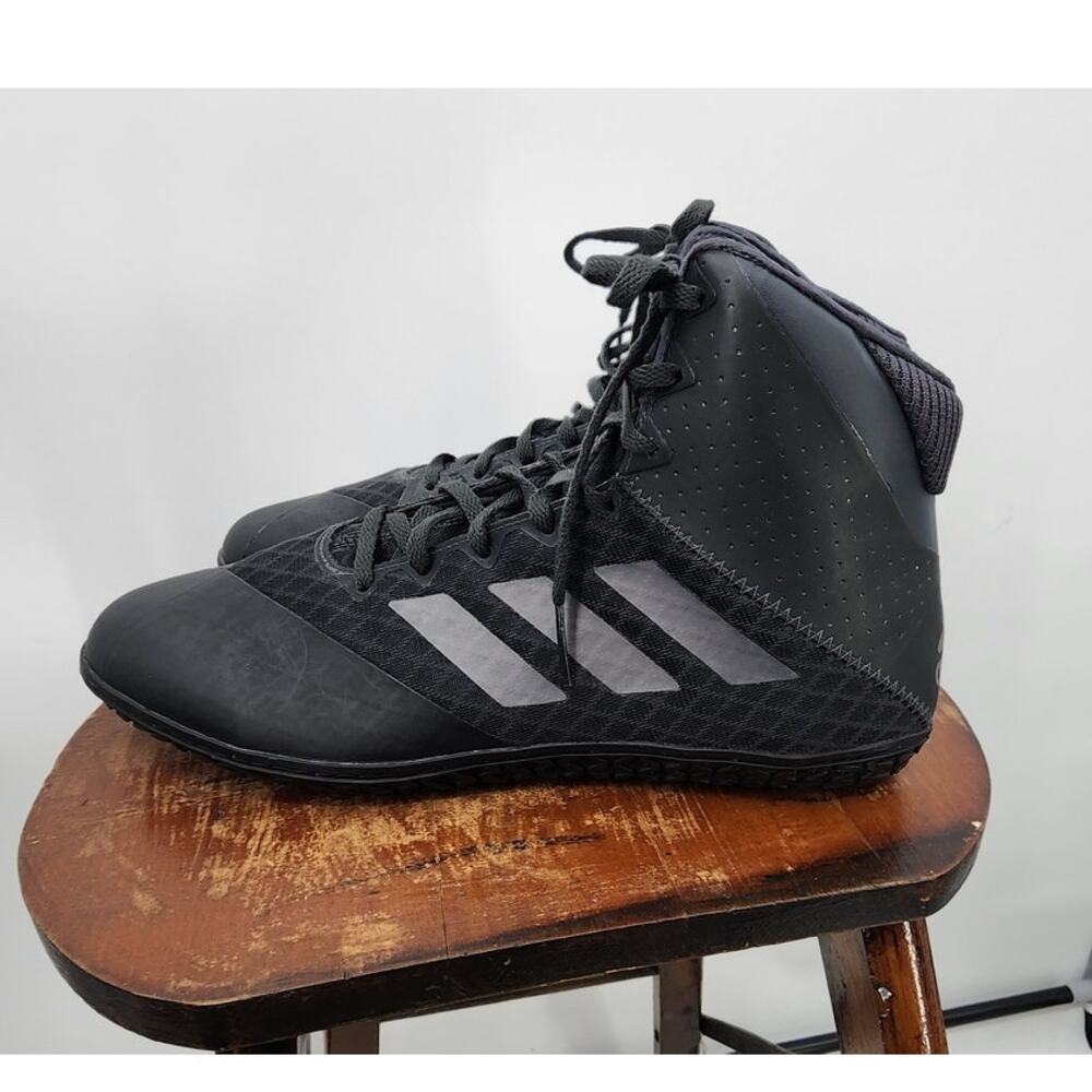 New NWOB Adidas Mat Wizard 4 Wrestling‎ Shoes Size 9 Black